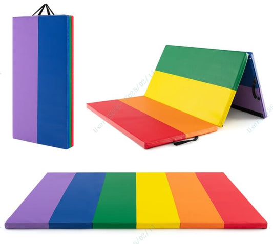 Yoga Set: Gymnastics Mat + Folding Balance Beam