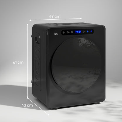 HOMCOM 4kg Compact 40-60√¢‚Äû∆í Tumble Dryer - Black