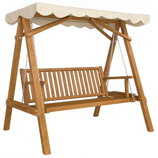 Outsunny 2 Seater Garden Swing Seat with Canopy