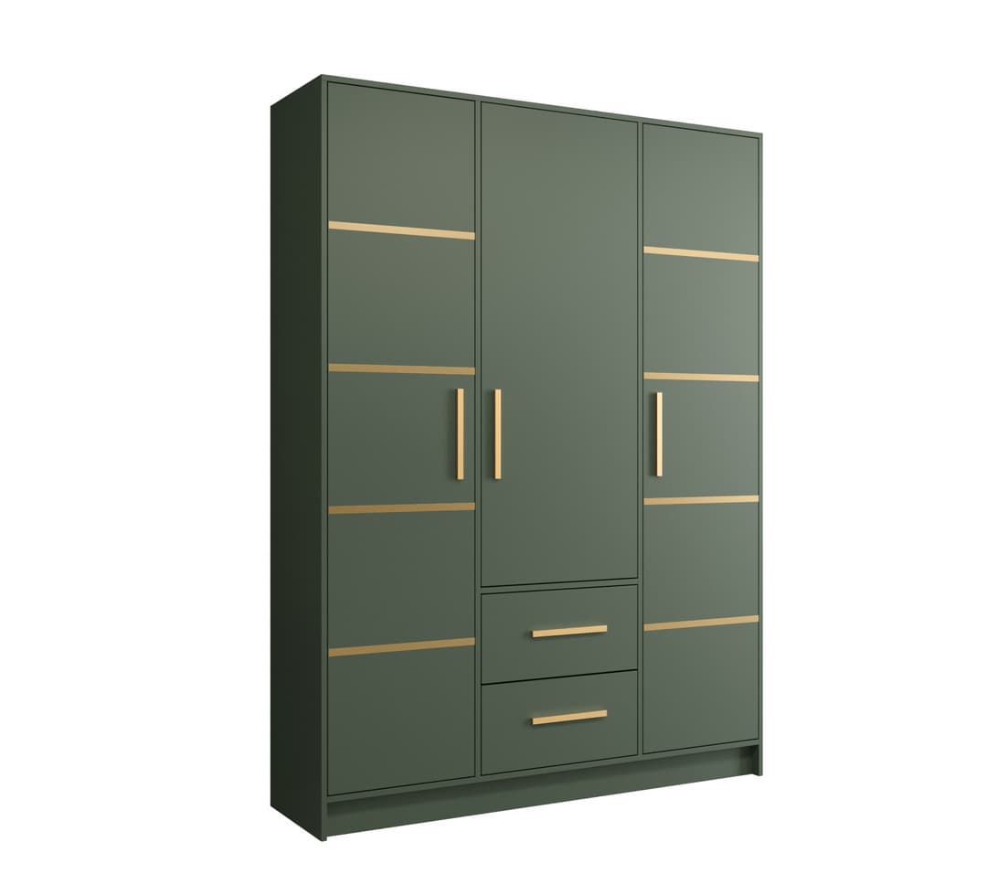 Berlin III Hinged Door Wardrobe 153cm