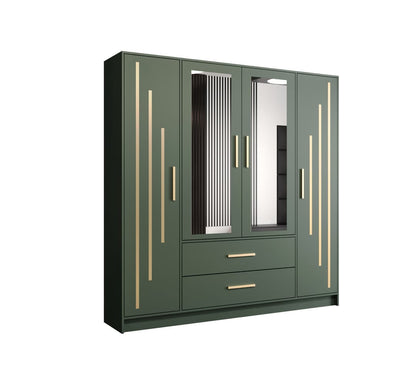 Berlin IV Hinged Door Wardrobe 201cm