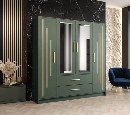 Berlin IV Hinged Door Wardrobe 201cm