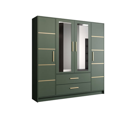 Berlin II Hinged Door Wardrobe 201cm