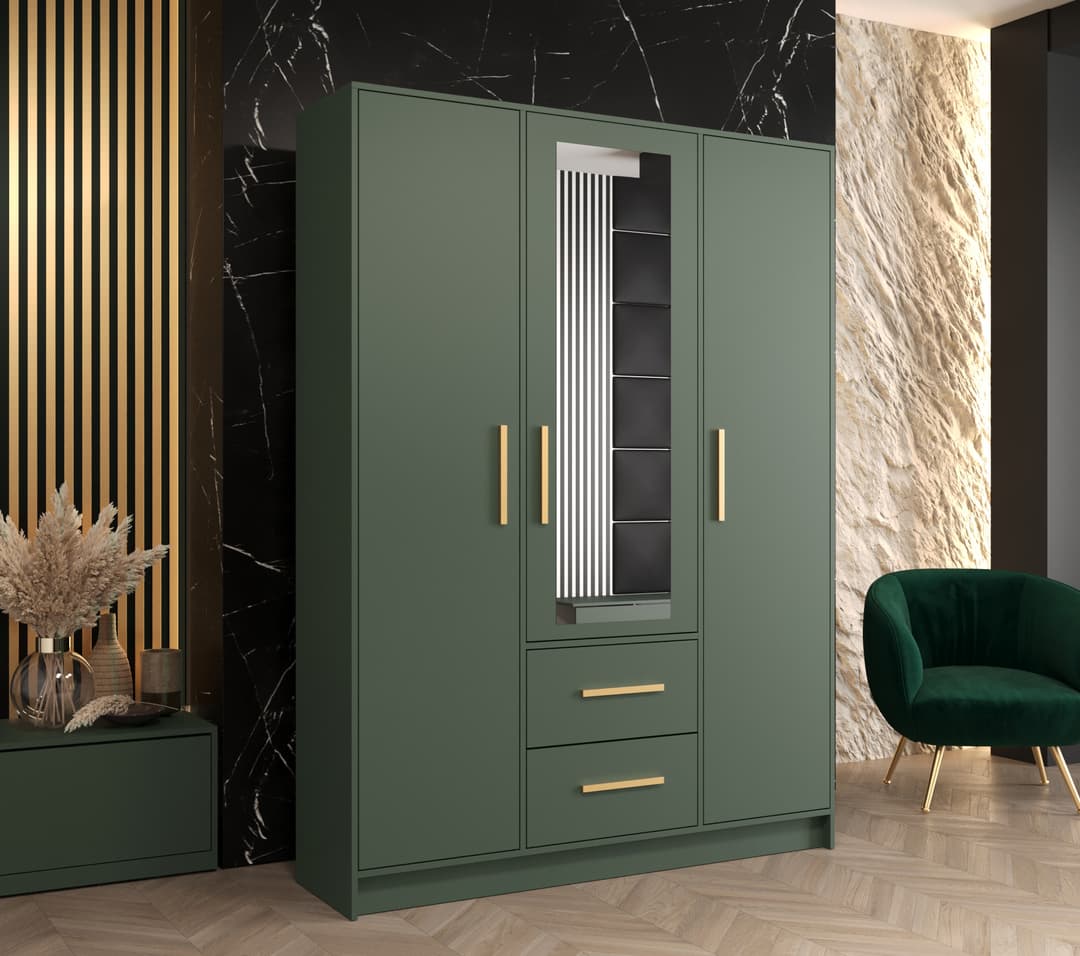 Berlin Hinged Door Wardrobe 153cm