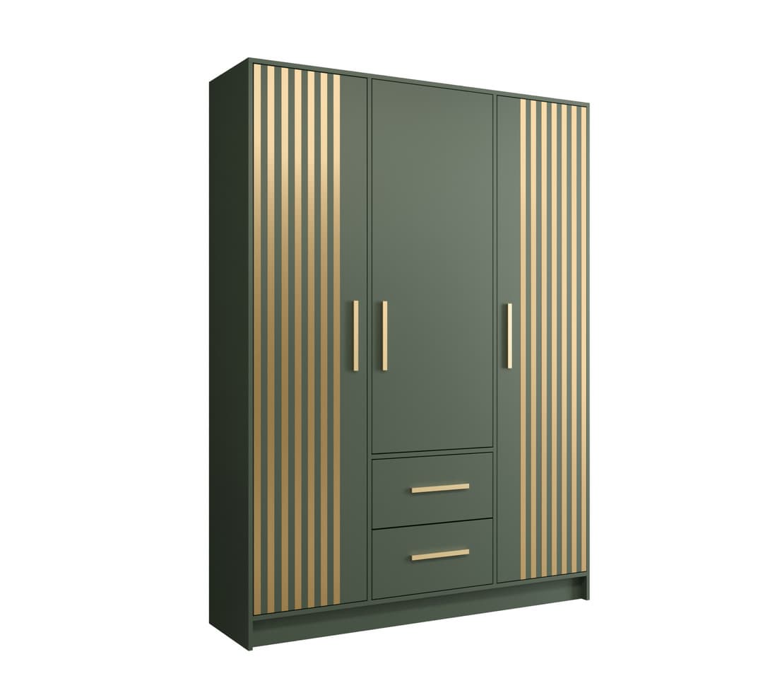 Berlin VII Hinged Door Wardrobe 153cm