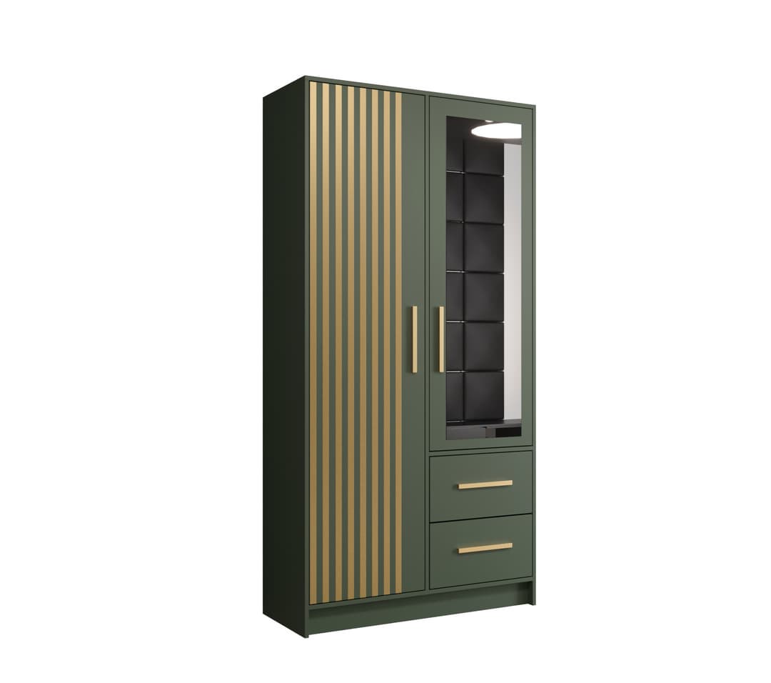 Berlin VI Hinged Door Wardrobe 103cm