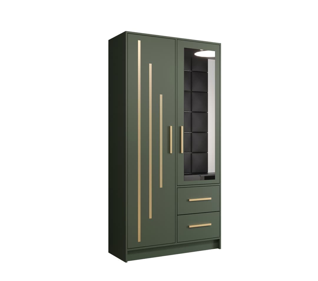 Berlin IV Hinged Door Wardrobe 103cm